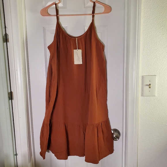 Universal Thread Rust Midi Dress - Picture 2 of 2